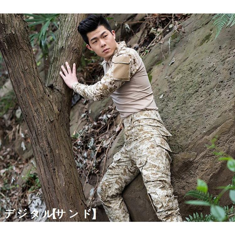 迷彩服 長袖 サバゲー コンバットシャツ タクティカル 戦闘服 メンズ トップス カモフラージュ サバイバルゲーム ミリタリー 迷彩柄 男性用 紳士用 Top おとりよせ Com 通販 Yahoo ショッピング