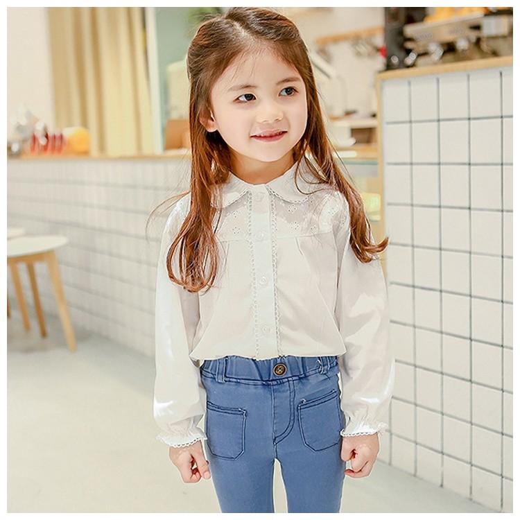 長袖ブラウス 女の子ブラウス 子供ブラウス ブラウス トップス 子供服 こども服 子供シャツ ホワイトシャツ 長袖シャツ 春 夏 キュート可愛い ガー Top おとりよせ Com 通販 Yahoo ショッピング