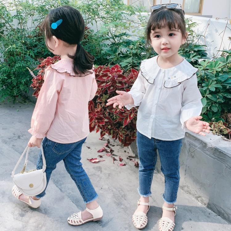 長袖ブラウス シャツ 子供服 キッズ ベビー ビッグカラー フリル襟 ステッチ刺繍 袖口ゴム ギャザー かわいい おしゃれ :top-47078:おとりよせ.com - 通販 - Yahoo!ショッピング 長袖ブラウス シャツ 子供服 キッズ ベビー ビッグカラー フリル襟 ステッチ刺繍 袖口ゴム ギャザー かわいい おしゃれ :top-47078:おとりよせ.com - 通販 - Yahoo!ショッピング