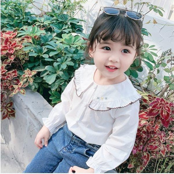 長袖ブラウス シャツ 子供服 キッズ ベビー ビッグカラー フリル襟 ステッチ刺繍 袖口ゴム ギャザー かわいい おしゃれ :top-47078:おとりよせ.com - 通販 - Yahoo!ショッピング 長袖ブラウス シャツ 子供服 キッズ ベビー ビッグカラー フリル襟 ステッチ刺繍 袖口ゴム ギャザー かわいい おしゃれ :top-47078:おとりよせ.com - 通販 - Yahoo!ショッピング