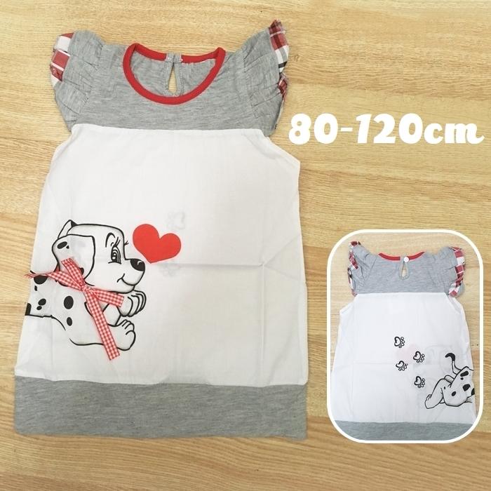 ワンピース ノースリーブ キッズ ベビー 子供 女の子 袖フリル Aライン イラスト プリント 犬 イヌ ドッグ ハート リボン チェック かわいい Top おとりよせ Com 通販 Yahoo ショッピング