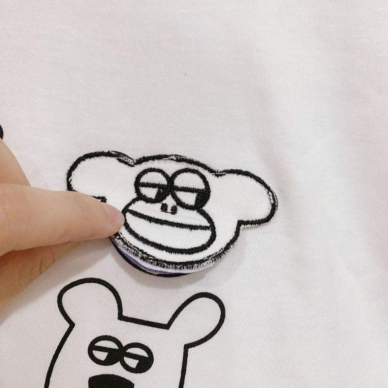 Tシャツ キッズ 子供 トップス ラウンドネック 半袖 動物 アニマル イラスト かわいい おしゃれ お出かけ 男の子 女の子 Top おとりよせ Com 通販 Yahoo ショッピング