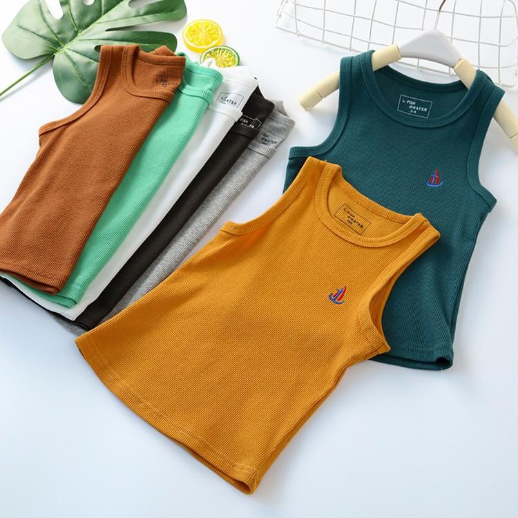 タンクトップ キッズ 子供服 トップス ノースリーブ カジュアル 刺繍 かわいい おしゃれ シンプル 100 110 1 130 140 150 Top おとりよせ Com 通販 Yahoo ショッピング