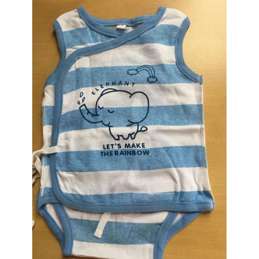 ロンパース ベビー 赤ちゃん 子供 新生児 女の子 男の子 肌着 ノースリーブ 袖なし 紐 マジックテープ 前開き ボーダー柄 星柄 英字ロゴ ゾウ Top 599 おとりよせ Com 通販 Yahoo ショッピング