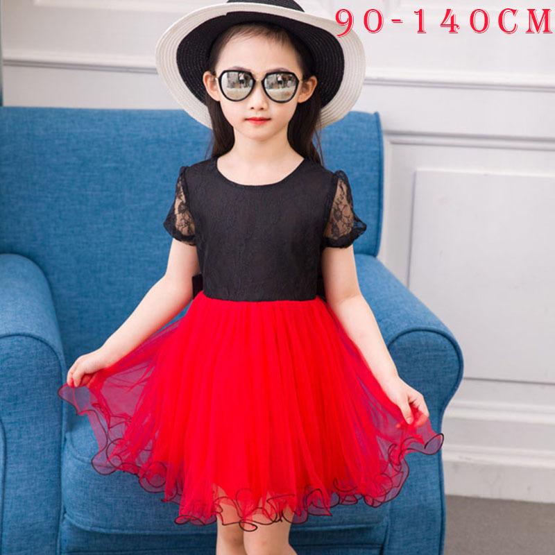 子供服 キッズウエア ワンピース 半袖 ドレス ミニ シースルー風 レース風 薄手 無地 ツーカラー シンプル ブラック レッド 黒 赤 大人っぽい Top おとりよせ Com 通販 Yahoo ショッピング