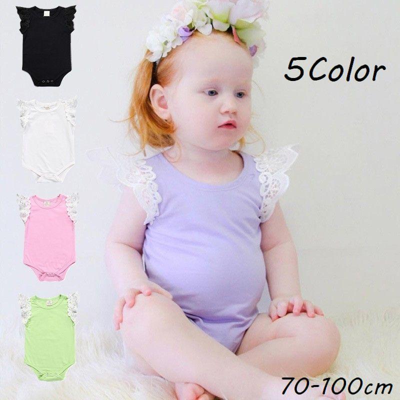 ロンパース カバーオール ノースリーブ レース ベビー キッズ 赤ちゃん 子ども 子供服 肌着 下着 カットソー 股開き 着脱かんたん 着せやすい 簡 Top おとりよせ Com 通販 Yahoo ショッピング
