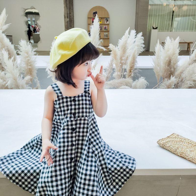 ワンピース キャミソールワンピース キッズ ベビー 子供服 こども服 ギンガムチェック 水玉 ボタンつき おしゃれ 可愛い かわいい 女の子 女児 8 Top 628 おとりよせ Com 通販 Yahoo ショッピング