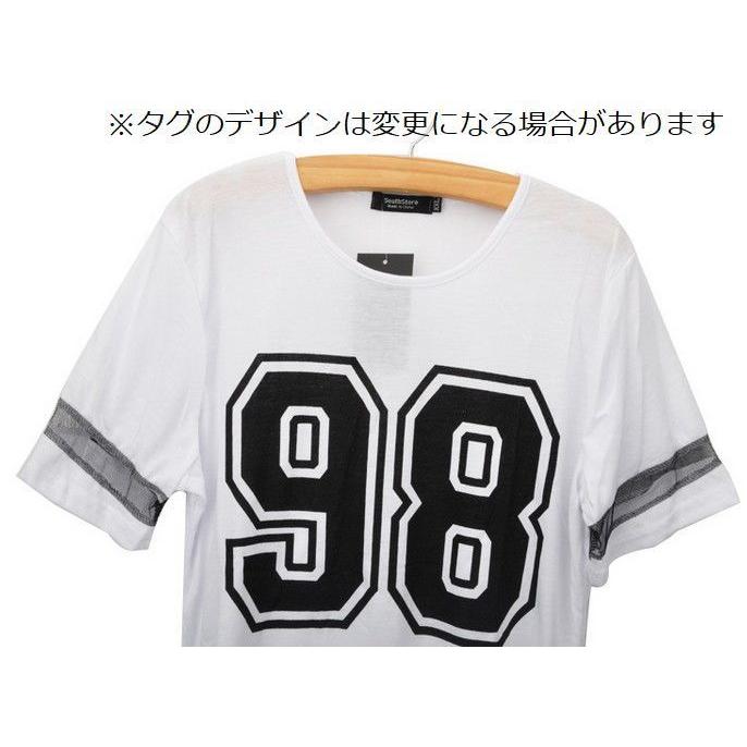 ワンピース レディース Tシャツワンピ ミニ丈 半袖 数字 ナンバー ロゴ プリント タイト スリム メッシュ ライン ラウンドネック クルーネック Top おとりよせ Com 通販 Yahoo ショッピング