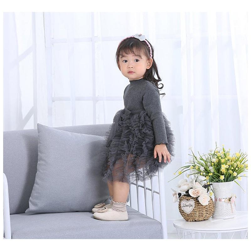 ワンピース ドレス 子供服 キッズ 女の子 メッシュ リボン結び 長袖 チュール フリフリ 可愛い おしゃれ ガーリー お出掛け Top おとりよせ Com 通販 Yahoo ショッピング