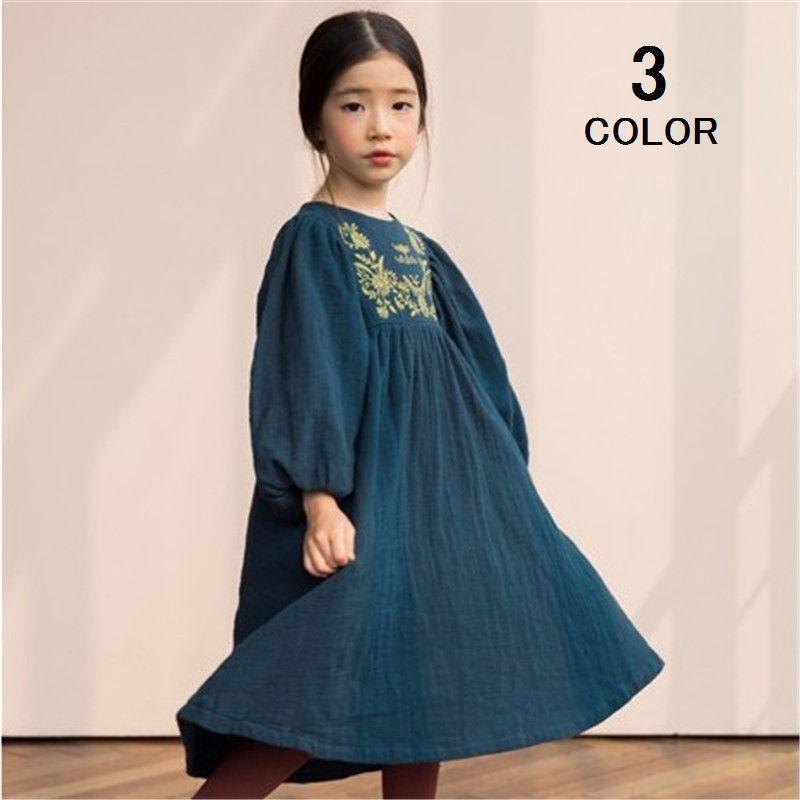 長袖ワンピース パフスリーブ 花柄刺繍 レディース 女の子 子供用 大人用 親子コーデ 親子ペア お揃い 可愛い シフォン ゆったり ゆるかわ ラウン Top おとりよせ Com 通販 Yahoo ショッピング