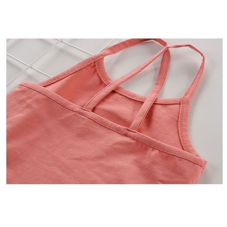 キャミソール キャミ キッズ ベビー 子供 女の子 女児 子供用 子供服 トップス インナー バッククロス ボーダー ロゴ イラスト かわいい Top おとりよせ Com 通販 Yahoo ショッピング