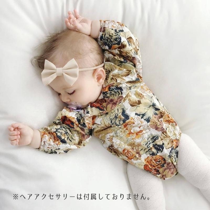 人気ブランドの新作 ロンパース 長袖 トップス ベビー服 赤ちゃん 新生児 女の子 花柄 フラワー 股開き かわいい おしゃれ 子供服 73 80 90cm Cisama Sc Gov Br