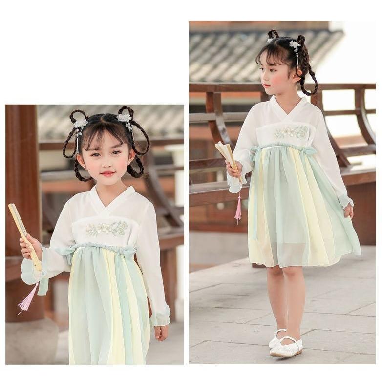 ワンピース キッズ ベビー 長袖 チマチョゴリ風 韓国風 花柄刺繍 子供服 こども服 中国風 民族衣装風 ファスナー ジッパー おしゃれ 可愛い かわ Top おとりよせ Com 通販 Yahoo ショッピング