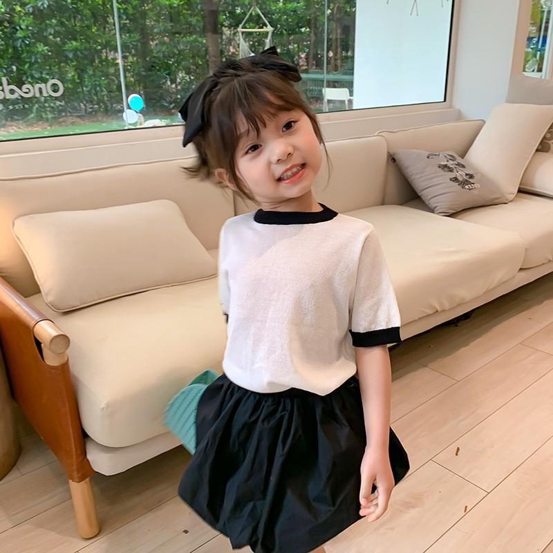 セーター ニット 半袖 キッズ ベビー 子供服 かわいい 女の子 編み物 バイカラー シンプル 子供服 夏服 Top おとりよせ Com 通販 Yahoo ショッピング
