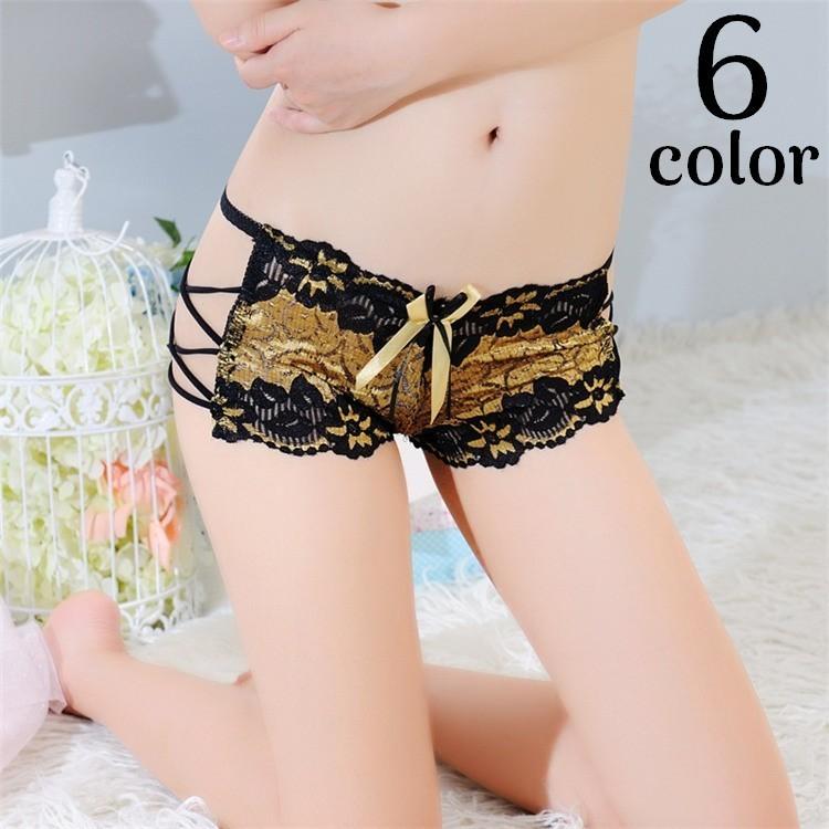 ボックスショーツ セクシーショーツ ボクサーパンツ ローライズ パンティー レディース サイドレースアップ ローウエスト ボーイレッグ ボーイレングス Yws おとりよせ Com 通販 Yahoo ショッピング