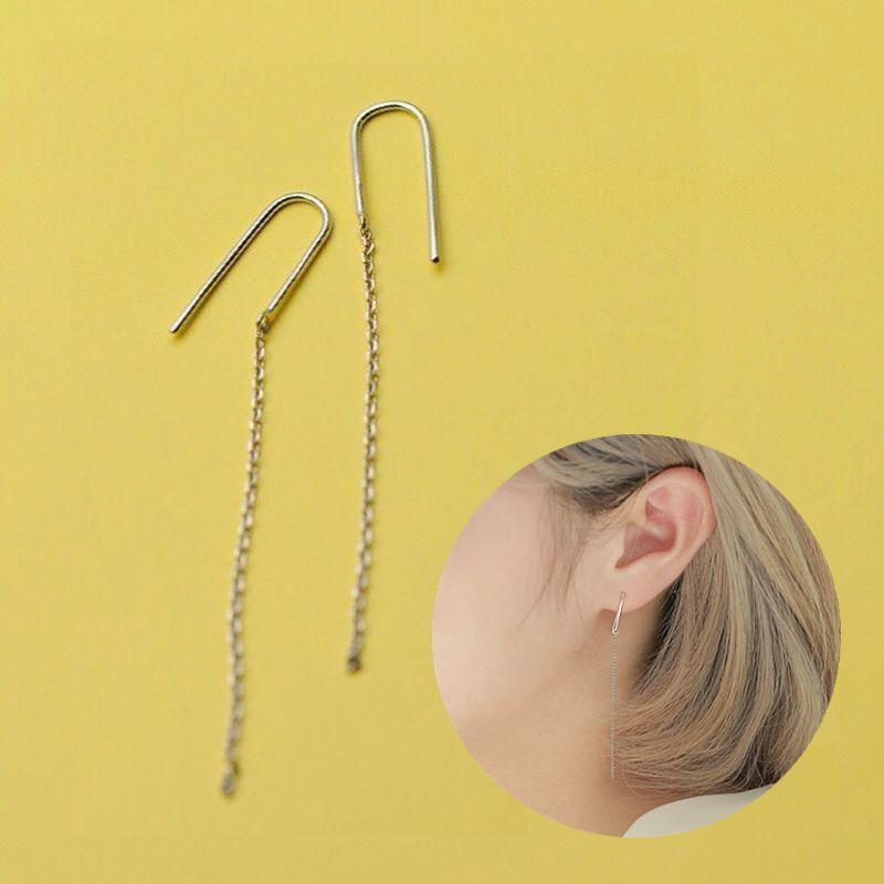 ピアス フックピアス レディース アクセサリー 女性用 シルバーカラー チェーン 揺れる ゆらゆら 可愛い おしゃれ 記念日 誕生日 プレゼント 贈り Zak おとりよせ Com 通販 Yahoo ショッピング