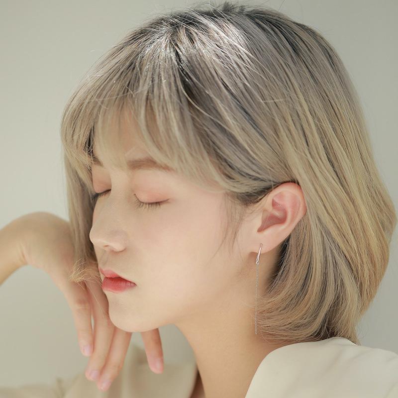 ピアス フックピアス レディース アクセサリー 女性用 シルバーカラー チェーン 揺れる ゆらゆら 可愛い おしゃれ 記念日 誕生日 プレゼント 贈り Zak おとりよせ Com 通販 Yahoo ショッピング