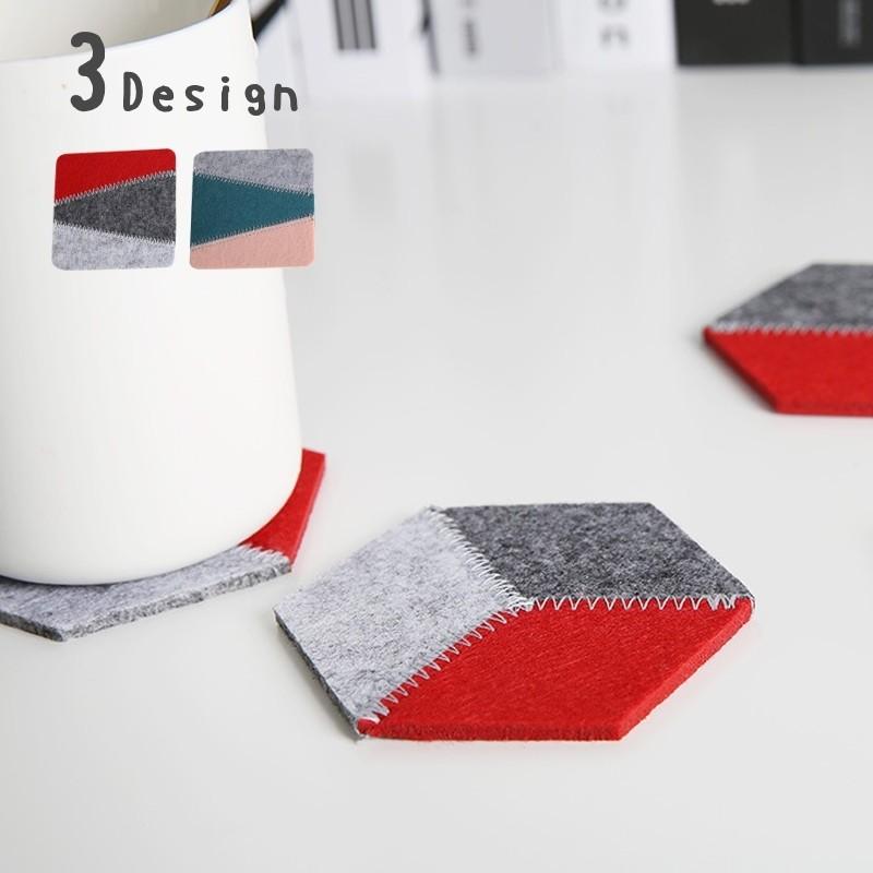 コースター 5個入り 四角 六角形 スクエア テーブル雑貨 キッチン雑貨 北欧 かわいい おしゃれ モダン 10 10cm Zak おとりよせ Com 通販 Yahoo ショッピング