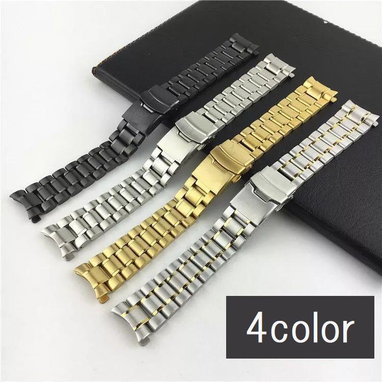 腕時計用ベルト 替えバンド メタルバンド メンズ レディース 交換用パーツ 予備部品 付替え 代用 男性用 女性用 かっこいい Zak おとりよせ Com 通販 Yahoo ショッピング