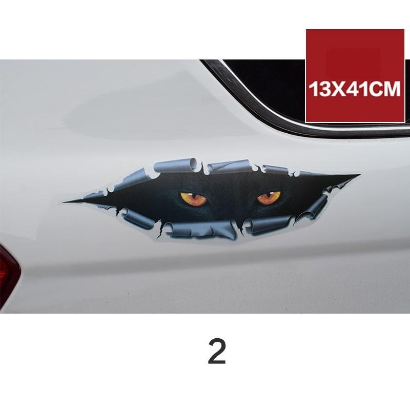 カーステッカー デザインステッカー 3dステッカー シール 立体感 車用品 カー用品 トリックアート だまし絵 カーアクセサリー キャラクター Zak おとりよせ Com 通販 Yahoo ショッピング
