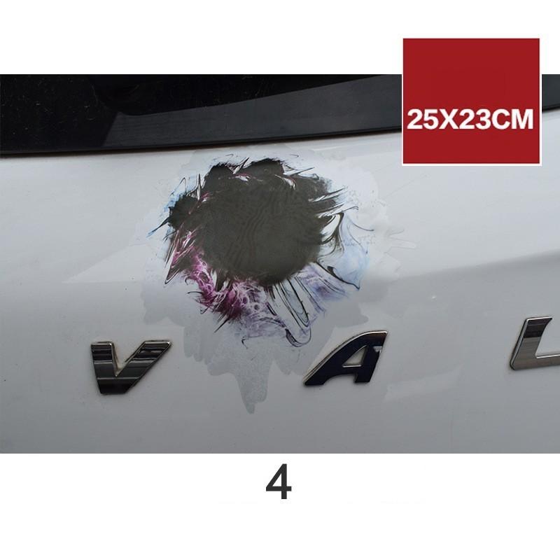 カーステッカー デザインステッカー 3dステッカー シール 立体感 車用品 カー用品 トリックアート だまし絵 カーアクセサリー キャラクター Zak おとりよせ Com 通販 Yahoo ショッピング