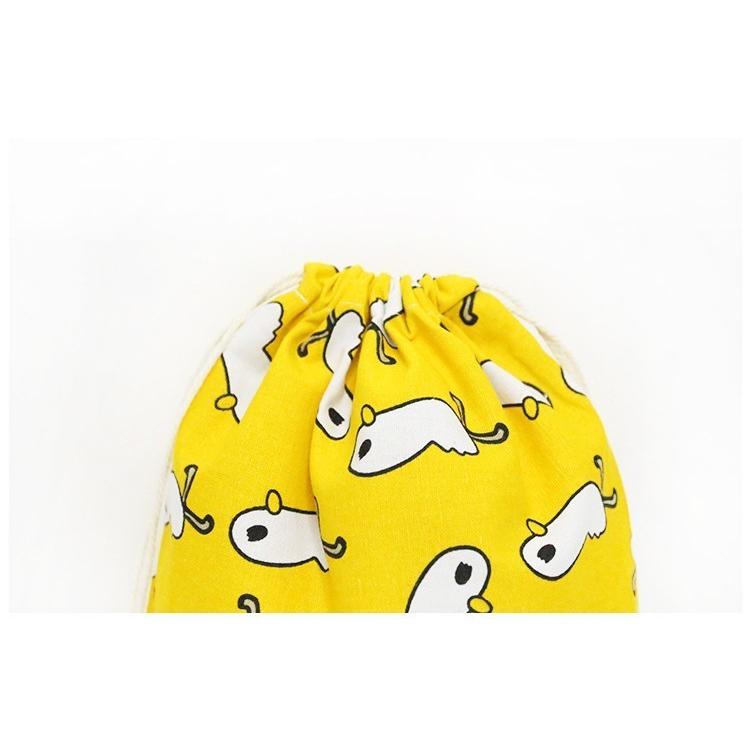 巾着袋 巾着 体操着袋 体操着入れ 小物入れ 幼稚園 小学生 小学校 木綿 イラスト かわいい 可愛い シンプル 大きい 大きめ Zak おとりよせ Com 通販 Yahoo ショッピング
