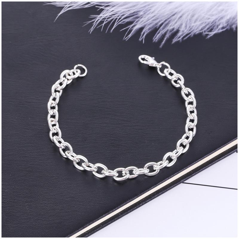 ブレスレット 鎖チェーン シンプル シルバー レディース メンズ アクセサリー男女兼用 Zak おとりよせ Com 通販 Yahoo ショッピング