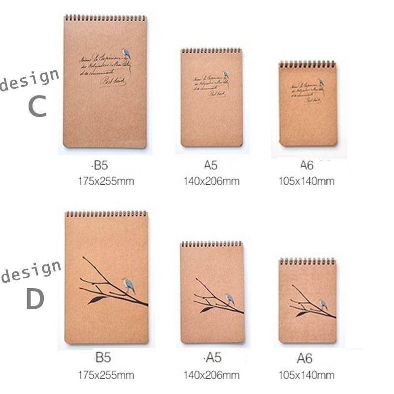 ノート ノートブック メモ帳 文具 文房具 ステーショナリー 学生 社会人 A5 A6 B5 横罫 タテ開き 50ページ シンプル 鳥 バード ワンポ Zak 040 おとりよせ Com 通販 Yahoo ショッピング