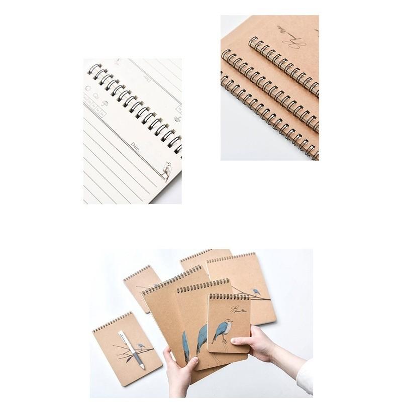 ノート ノートブック メモ帳 文具 文房具 ステーショナリー 学生 社会人 A5 A6 B5 横罫 タテ開き 50ページ シンプル 鳥 バード ワンポ Zak 040 おとりよせ Com 通販 Yahoo ショッピング