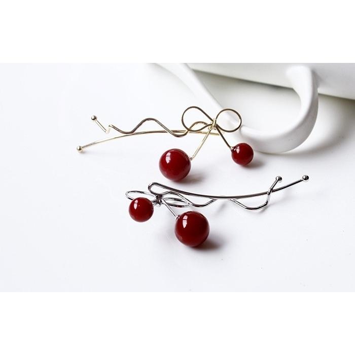 ヘアピン レディース ヘアアクセサリー ヘアクリップ おしゃれ ヘアアレンジ かわいい リボン さくらんぼ プレゼント 女子会 Zak おとりよせ Com 通販 Yahoo ショッピング