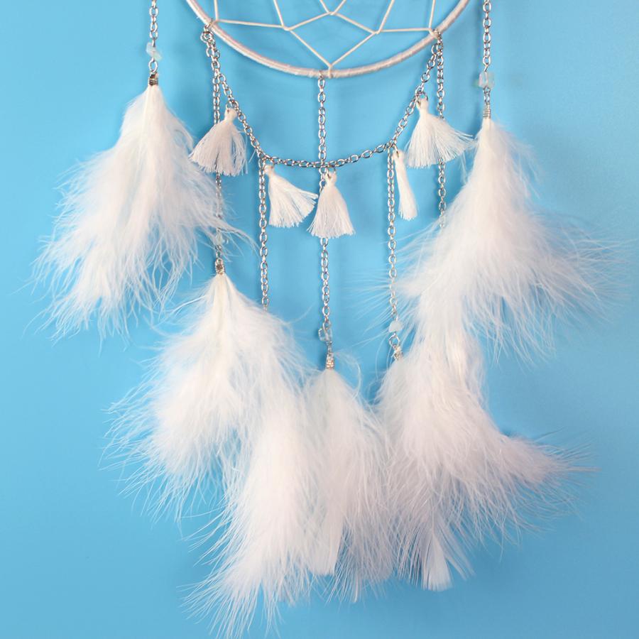 ドリームキャッチャー インテリア雑貨 ボヘミアン 壁掛け 小物 羽 羽飾り 装飾 21年レディースファッション福袋 小物