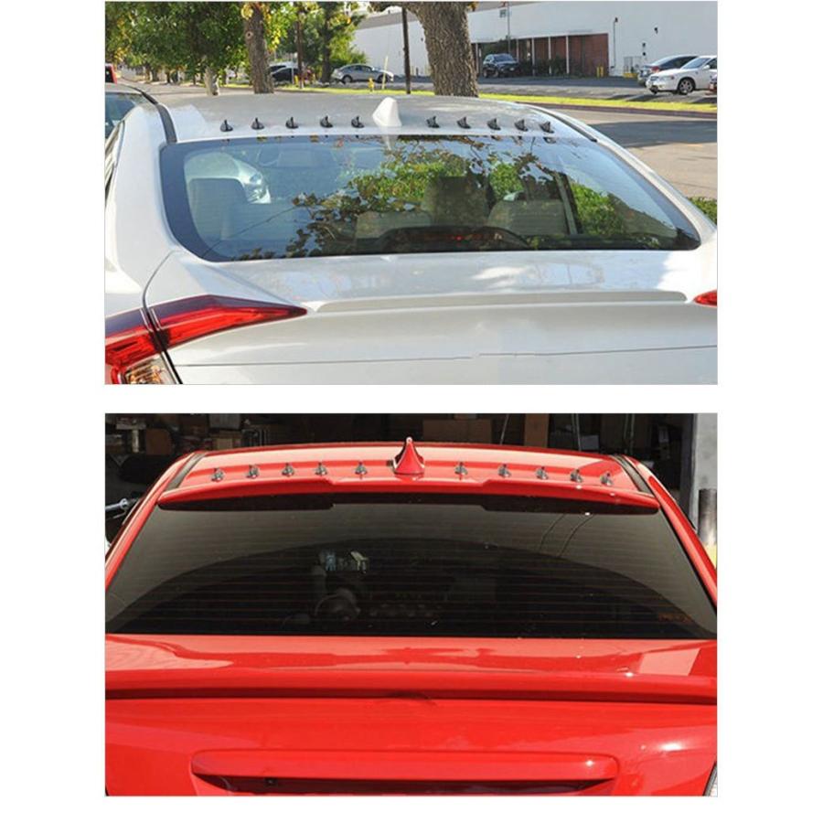 スポイラー リアスポイラー フロントスポイラー 車両改装 汎用 自動車用 車用品 カー用品 外装 ドレスアップ サメのひれ尾翼 シール式 シャークフィ Zak おとりよせ Com 通販 Yahoo ショッピング