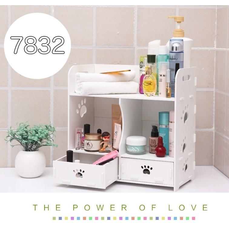 化粧品収納ラック 収納ボックス インテリア 組み立て式 小物入れ 洗面台 お風呂 引き出し かわいい Zak おとりよせ Com 通販 Yahoo ショッピング