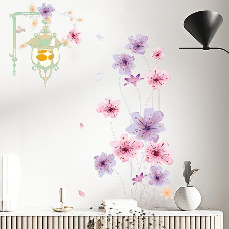 ウォールステッカー 壁紙シール Diy 模様替え 飾り デコレーション 室内装飾 防水 可愛い 花 フラワー ランプ インテリア雑貨 貼り付け簡単 子 Zak おとりよせ Com 通販 Yahoo ショッピング