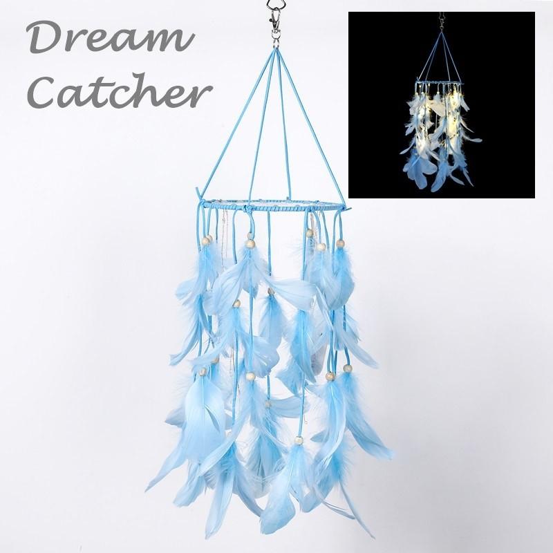ドリームキャッチャー フェザーペンダント ウィンドチャイム オーナメント ライト 光る 手作り クラフト ハンドメイド インテリア 玄関 窓 ビーズ Zak おとりよせ Com 通販 Yahoo ショッピング