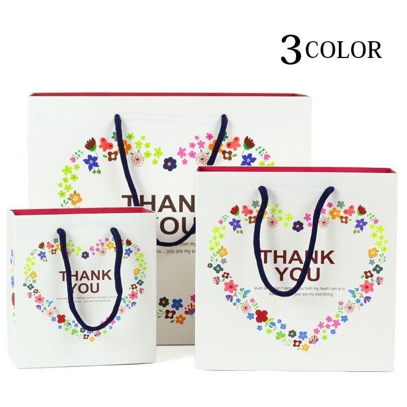 紙袋 3枚セット 手提げ袋 ギフト用袋 贈り物 花 ハート 感謝 ありがとう 母の日 父の日 プレゼント用袋 誕生日 記念日 お祝い かわいい マチあ Zak おとりよせ Com 通販 Yahoo ショッピング