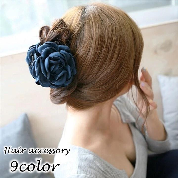 ヘアクリップ レディース ヘアアクセサリー ローズ バラ 花 髪飾り 髪留め まとめ髪 ヘアアレンジ おしゃれ かわいい エレガント ファッション小物 Zak おとりよせ Com 通販 Yahoo ショッピング