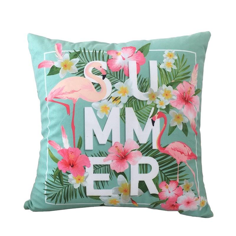クッションカバー カバー 45 45 正方形 デザインカバー 両面タイプ フラミンゴ 花 植物 鮮やか カラフル きれい 単品 カバーのみ ジッパー開 Zak 1 おとりよせ Com 通販 Yahoo ショッピング