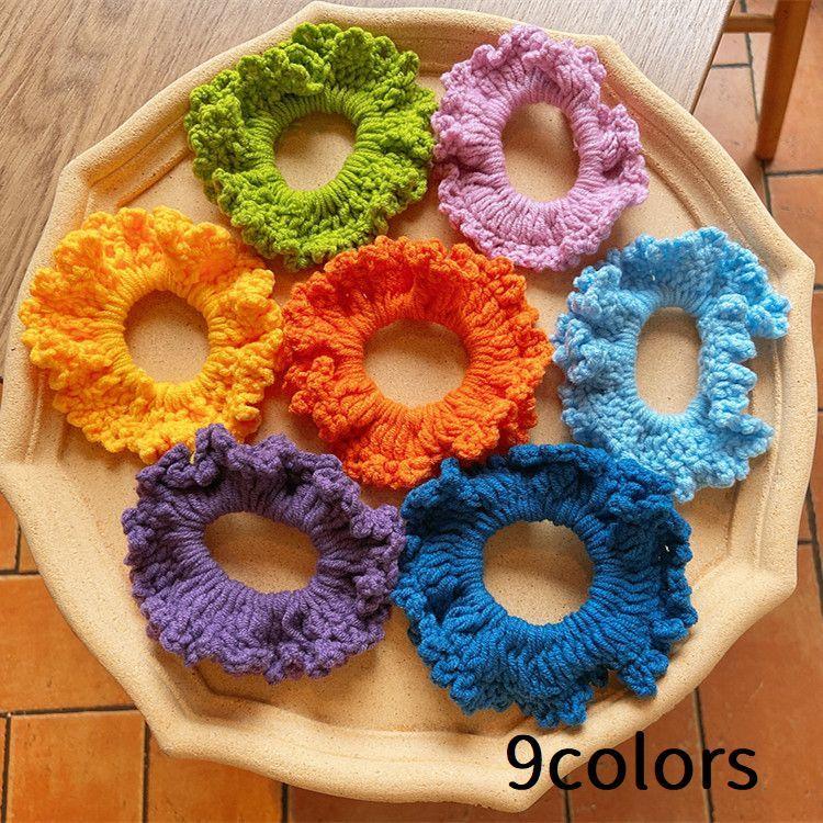 シュシュ レディース 女の子用 ヘアアクセサリー ニット 毛糸 手編み風 ヘアゴム 髪留め 髪飾り シンプル かわいい おしゃれ カジュアル ふんわり Zak おとりよせ Com 通販 Yahoo ショッピング