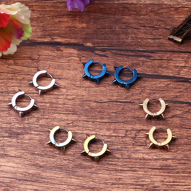 ピアス メンズ アクセサリー クール 面白い デザイン カッコいい プレゼント 贈りもの オシャレ トゲ パンク系 片耳用 シングル Zak おとりよせ Com 通販 Yahoo ショッピング