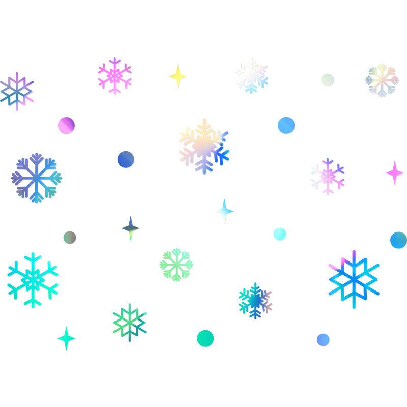 ウォールステッカー 壁紙シール 壁ステッカー シール式 雪 結晶 丸 カラフル 光沢 キラキラ 冬 かわいい おしゃれ 窓 ガラス 装飾 Diy 貼り Zak おとりよせ Com 通販 Yahoo ショッピング
