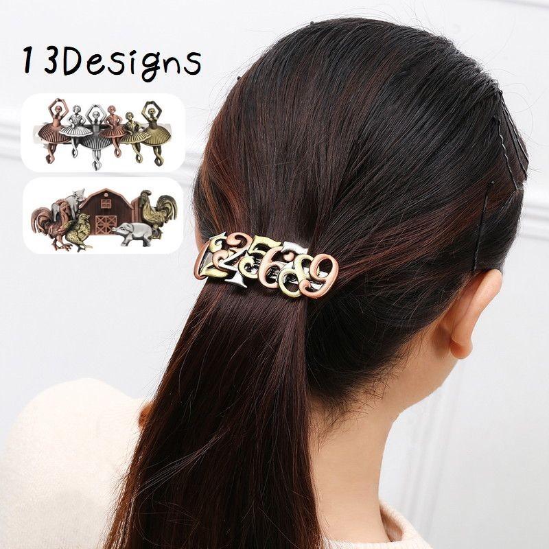 バレッタ ヘアアクセサリー レディース アンティーク風 ヴィンテージ風 スチームパンク風 ヘアアレンジ 動物 ユニーク おしゃれ 髪飾り 女性 Zak おとりよせ Com 通販 Yahoo ショッピング