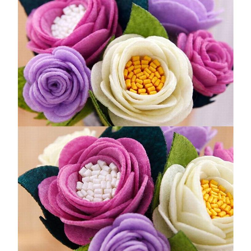 手芸セット 素材セット 手作り ハンドクラフト ハンドメイド かわいい 裁縫 手縫い 可愛い 手芸 手芸キット 花 フラワー 花瓶風 生け花風 リボン Zak おとりよせ Com 通販 Yahoo ショッピング