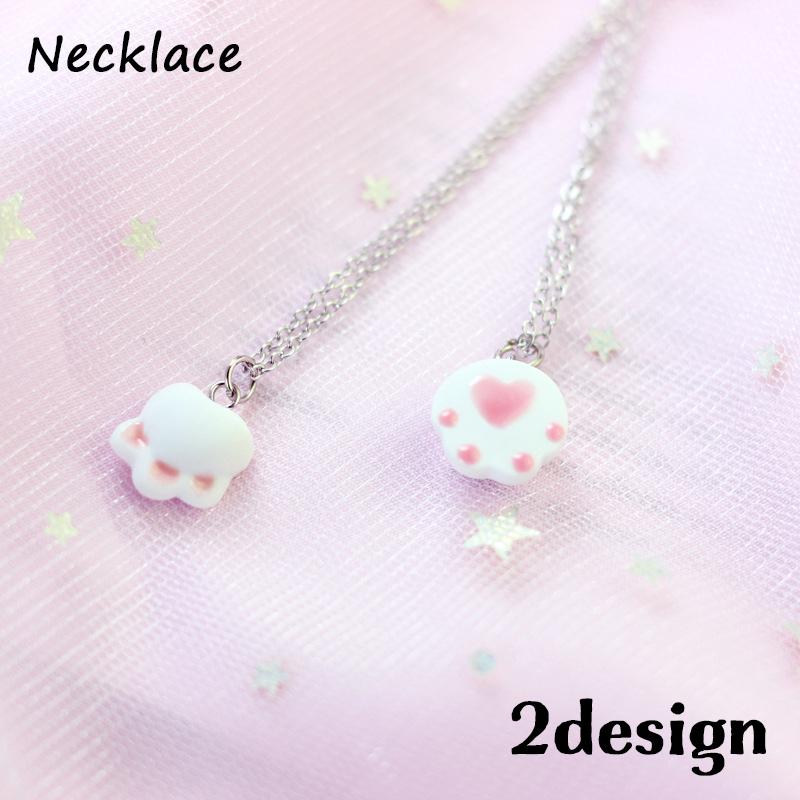 ネックレス ペンダント 子供用 アクセサリー キッズ レディース 女性用 ネコ 猫 肉球 クマ 手 おしゃれ かわいい キュート ガーリー カジュアル Zak おとりよせ Com 通販 Yahoo ショッピング