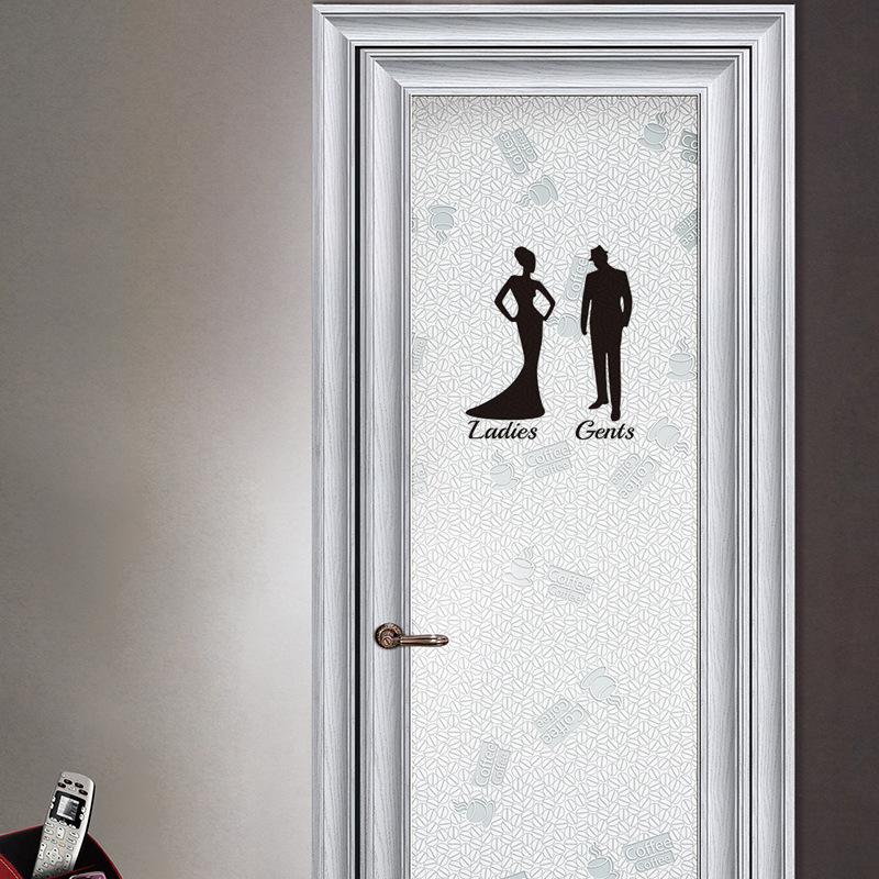 ウォールステッカー トイレ ドアシール ドアサイン 扉 お手洗い 御手洗い 洗面所 男女 Ladies Gents おしゃれ イラスト アイコン 窓 Zak おとりよせ Com 通販 Yahoo ショッピング