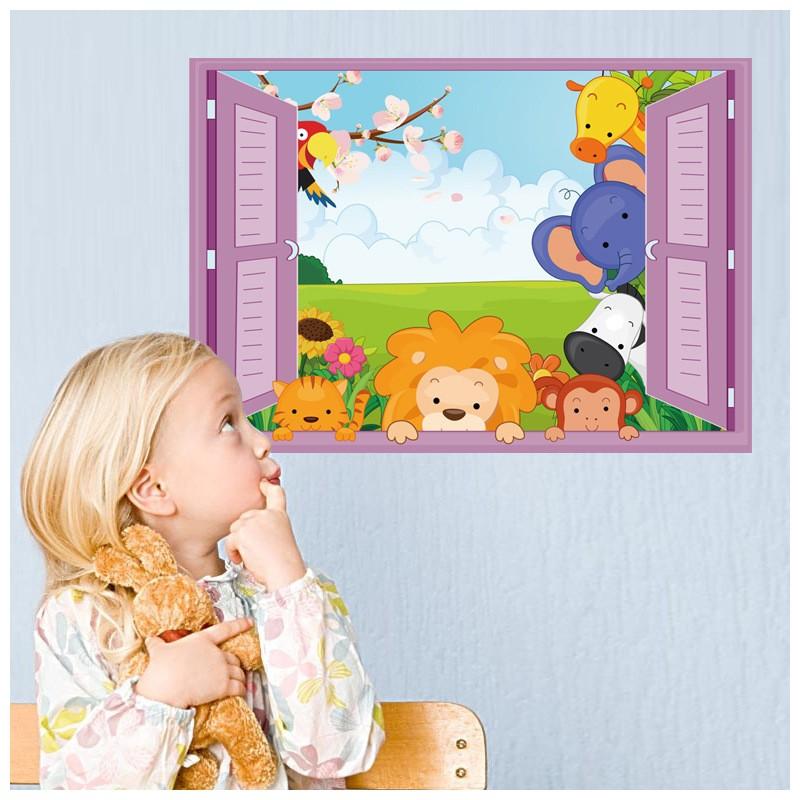 ウォールステッカー ウォールシール 動物 アニマル アニメ風 キャラクター 子供部屋 こども部屋 壁シール 壁紙シール 壁面装飾 壁装飾 室内装飾 イ Zak 176 おとりよせ Com 通販 Yahoo ショッピング