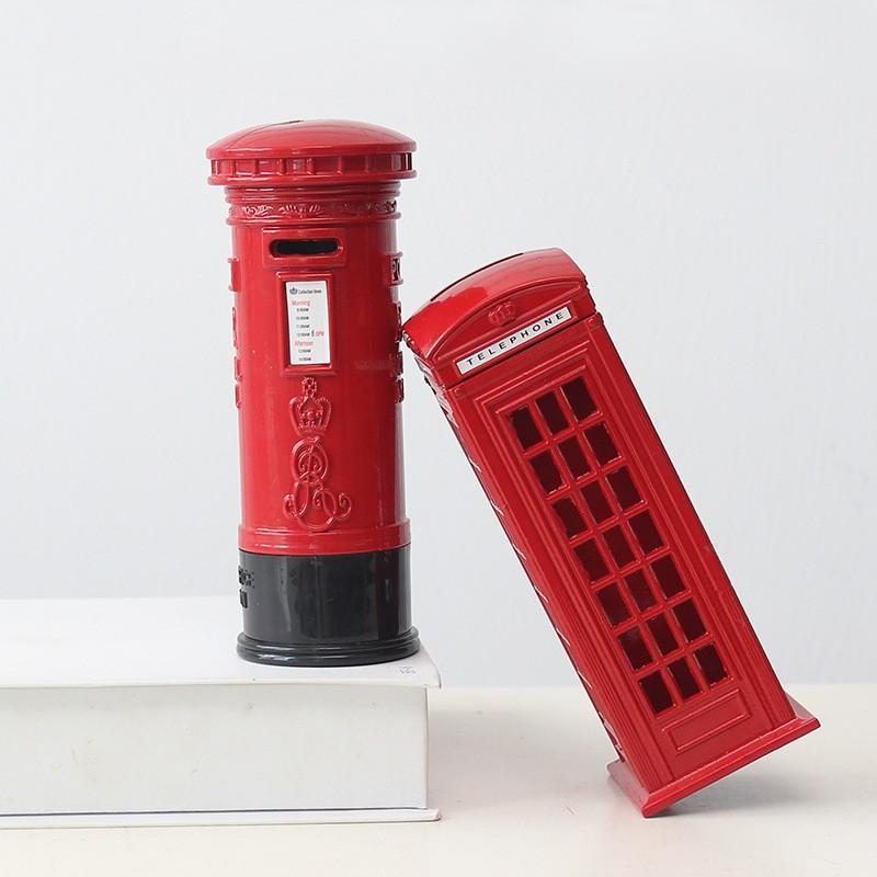 貯金箱 電話ボックス ポスト ロンドン インテリア 置物 雑貨 小物 レッド おしゃれ かわいい Zak おとりよせ Com 通販 Yahoo ショッピング