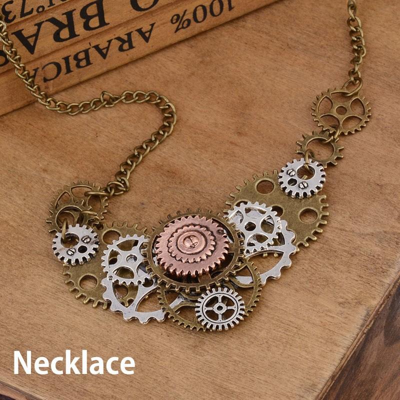 ネックレス スチームパンク風 マルチギア 歯車 ユニセックス レディース メンズ アクセサリー チェーン ブロンズカラー パンク カジュアル デイリ Zak 481 おとりよせ Com 通販 Yahoo ショッピング