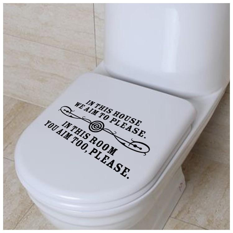 新しい 便座シール 便器ステッカー トイレ用 便器の蓋 英字ロゴ 黒 シンプル ウォールステッカー ウォールシール 壁シール 壁紙シール 壁面装飾 壁装飾 室 Supplystudies Com