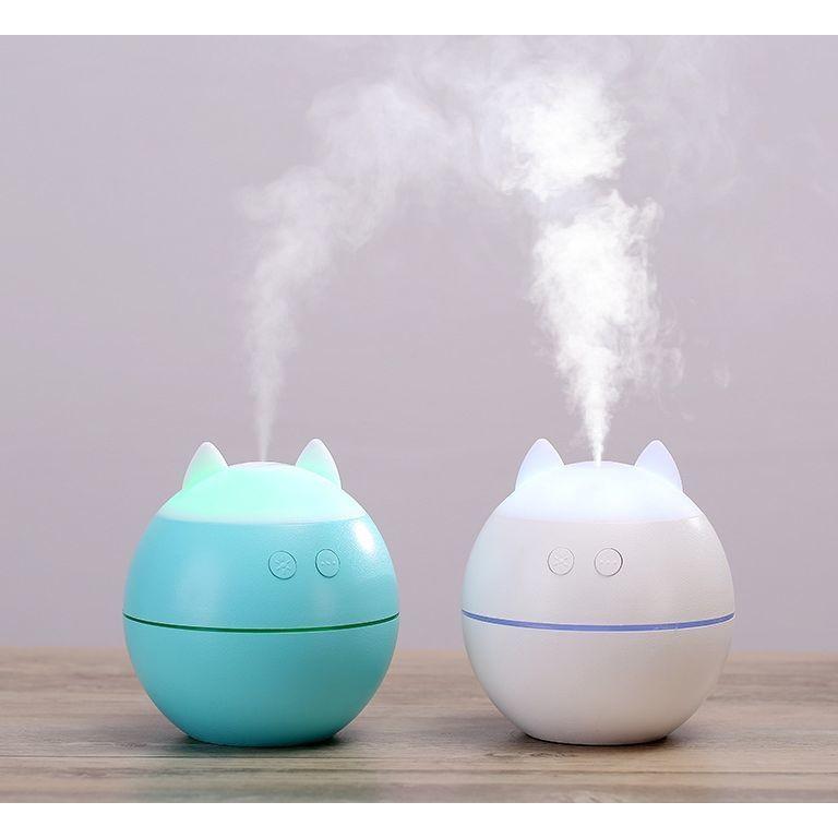 加湿器 USB加湿器 ミニ加湿器 USB接続 卓上 コンパクト 置き型 ねこ 